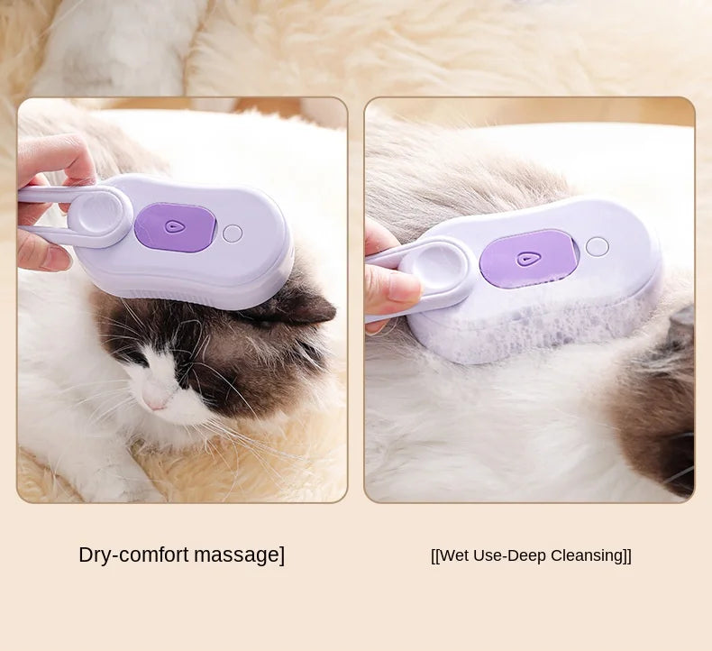 Self-Cleaning Pet Hair Removal Comb – Slicker Brush for Cats
