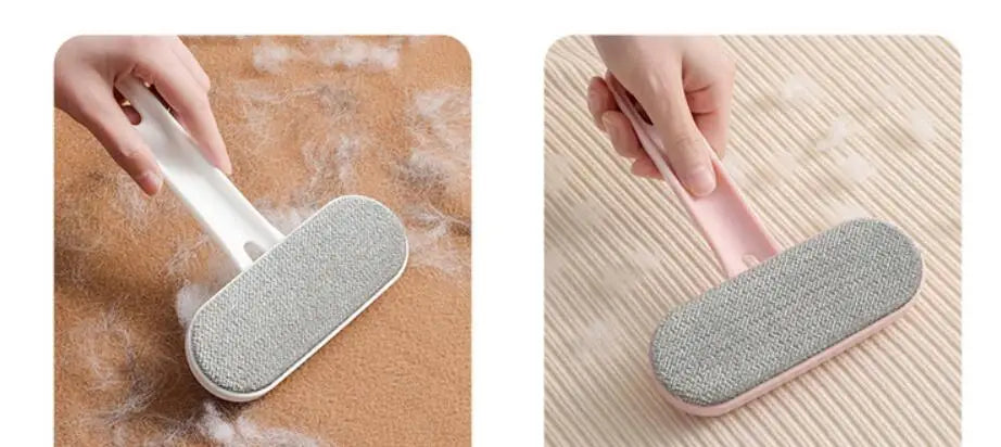 Double-Sided Pet Hair Remover Brush – Cat  Grooming Tool and Wool Collector