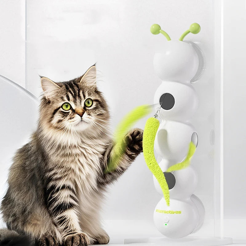 Intelligent Interactive Cat Stick Pro – Replaceable Tail, Durable Toy for Multi-Cat Homes