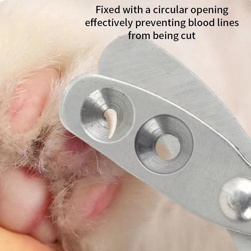 Professional Pet Nail Clippers – Stainless Steel Claw Trimmer for cats