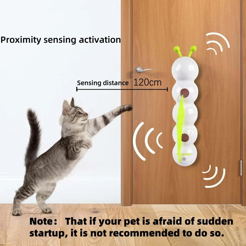 Intelligent Interactive Cat Stick Pro – Replaceable Tail, Durable Toy for Multi-Cat Homes
