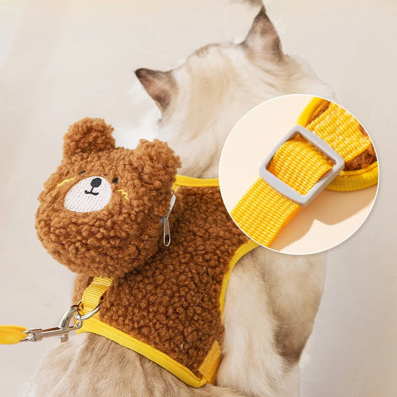 Removable Name Kitten Collar – Cute Chain Harness Accessory from the Animal Series