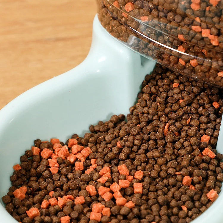 Automatic Pet Feeder & Water Bowl – 3.8L Large Capacity Dispenser for Cats & Dogs